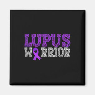 Lupus Warrior Lila Ribbon Lupus Sensibilisierungsm Magnet