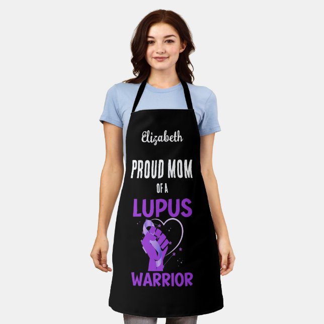 LUPUS WARRIOR Mama Schürze (Getragen)