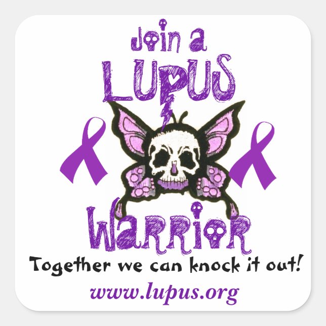 Lupus Warrior Sticker (Vorderseite)