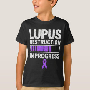 Lupus-Zerstörung im Gange Krieger Kämpfer sle T-Shirt