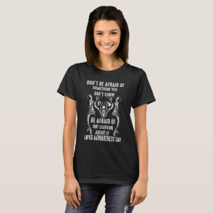 Lupusbewusstseins-Schmetterling Shirt