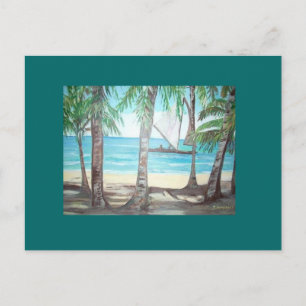 Luquillo Beach, Puerto Rico Postkarte