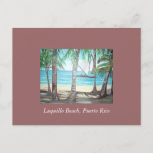 Luquillo Beach, Puerto Rico Postkarte
