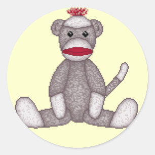 Luras Socken Monkey Stickers