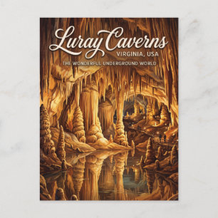 Luray Caverns Virginia Postkarte