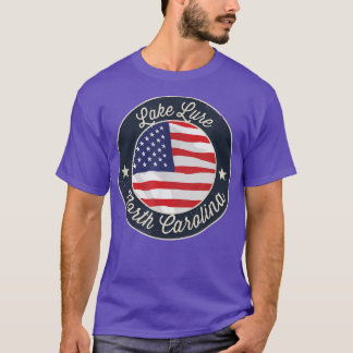 Lure Lake - Patriotic North Carolina Souvenir T-Sh T-Shirt