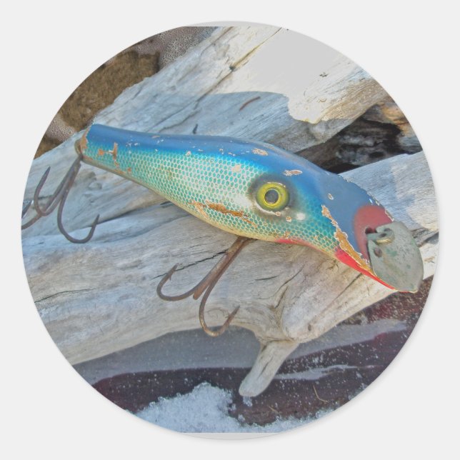 Lure P & K Lippy Chicago IL Sticker der 40er Jahre (Vorderseite)