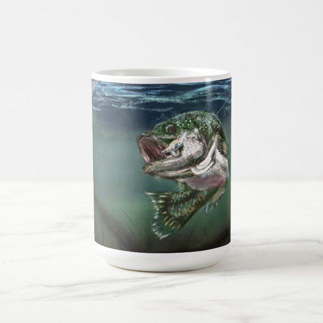 Lured in Largemouth Bass Kaffeetasse (Mittel)