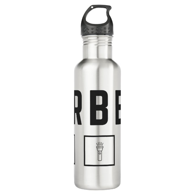 Lurkin Edelstahlflasche (Vorderseite)