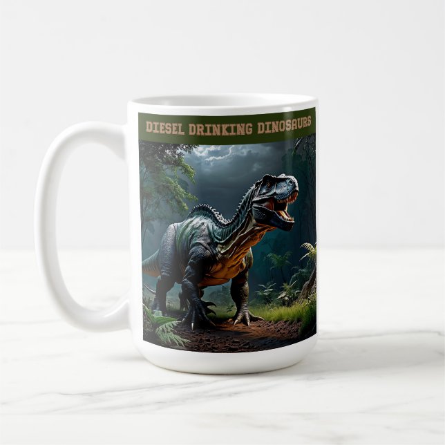 Lurking Albertosaurus Kaffeetasse (Links)