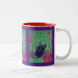 Lurking in der TomatenTasse Zweifarbige Tasse