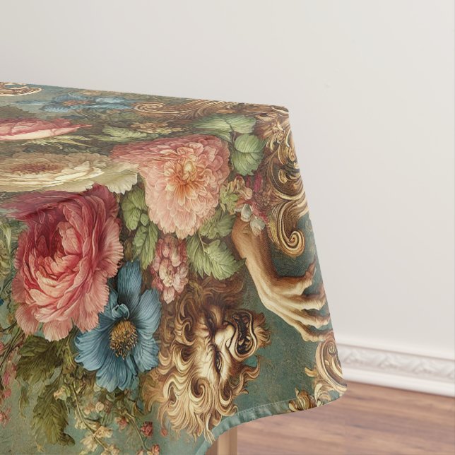 Lurking in Luxus - Gotik Großes Muster Tischdecke (Beispiel)