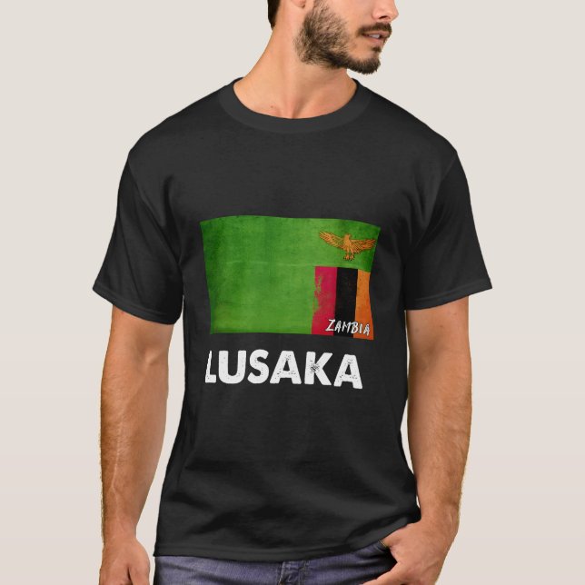 Lusaka Zambia T-Shirt (Vorderseite)