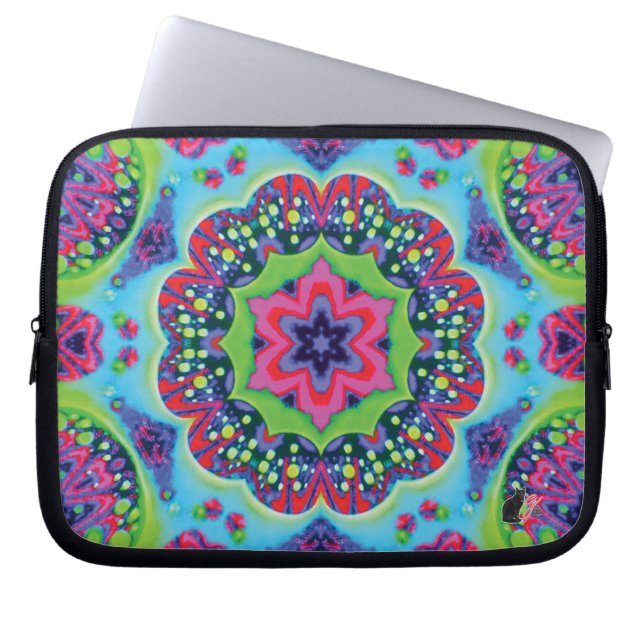 Luscious Kaleidoskop Laptopschutzhülle (Vorderseite)
