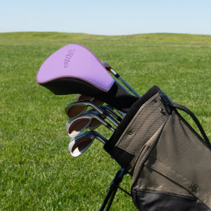 Luscious Lavender Monogram Golf Headcover