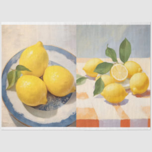 Luscious Lemons Drucke Seidenpapier