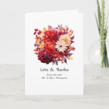 Luscious Red Floral Wedding