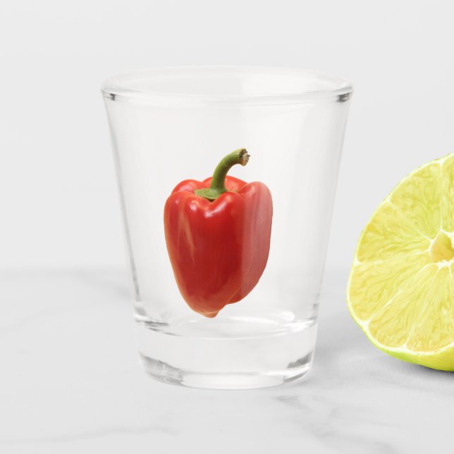 Luscious Red Pepper Schnapsglas (Vorderseite)