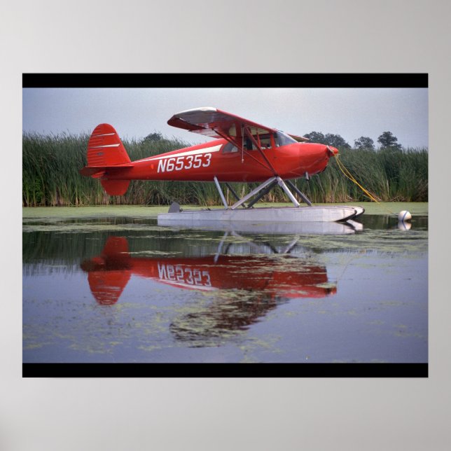 Luscombe, 8A, 1940, Oshkosh_Classic Aviation Poster (Vorne)