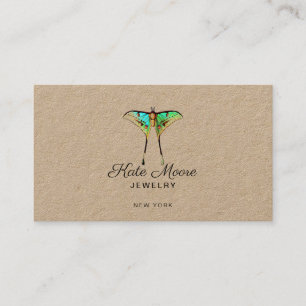 Lush Butterfly Logo Kraft Jewelier Designer Telefonnummerkarte
