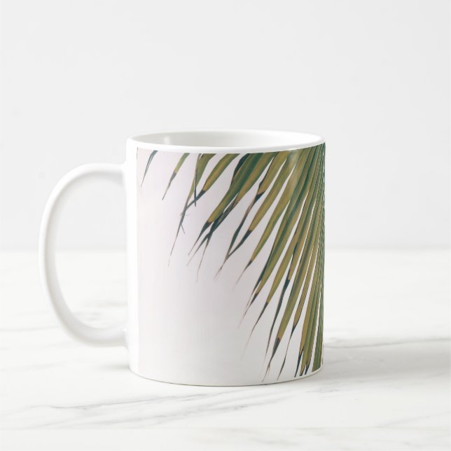 Lush Caribbean Palm 3 #palm#tropical Kaffeetasse (Links)