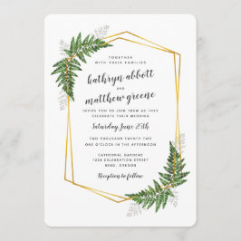Lush Fern Wedding Suite Einladung