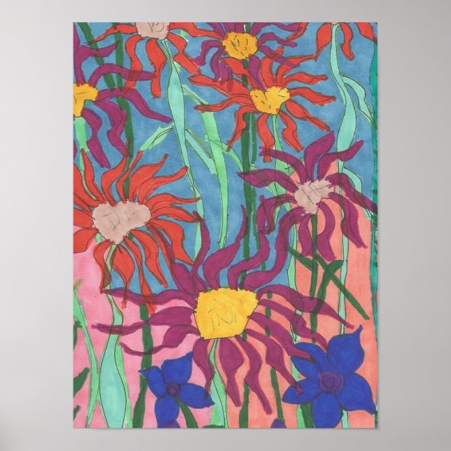 Lush Garden Art Poster (Vorne)