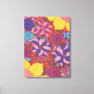 Lush Garden Boho Art Canvas Leinwanddruck