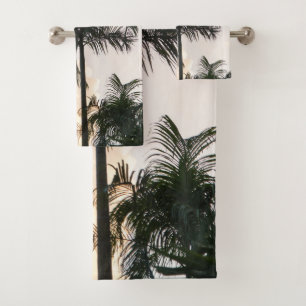 Lush Glam Palm Tree 1 Badhandtuch Set