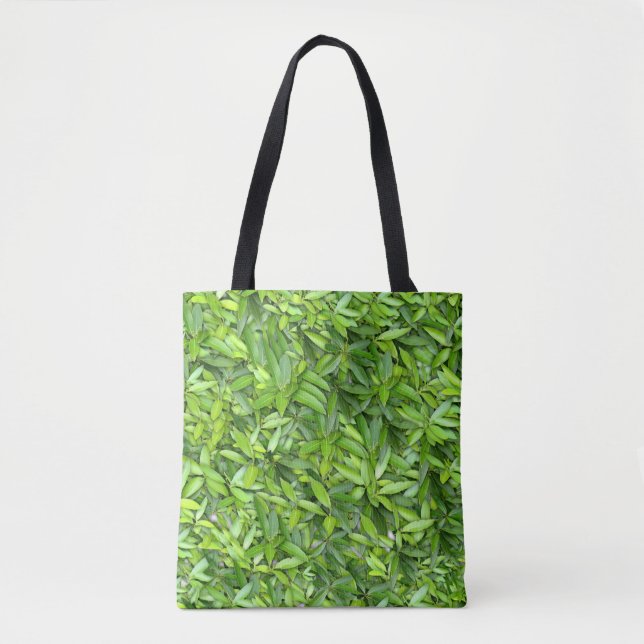 Lush Green Blätter Pattern - Natur botanisch (Vorderseite)