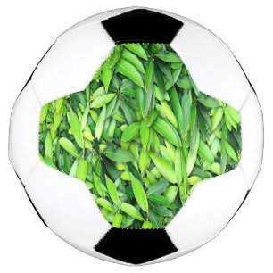 Lush Green Blätter Pattern - Natur botanisch Fußball