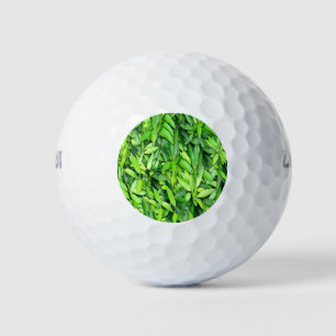 Lush Green Blätter Pattern - Natur botanisch Golfball