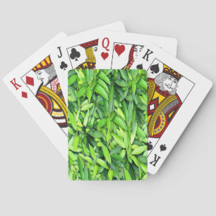 Lush Green Blätter Pattern - Natur botanisch Spielkarten