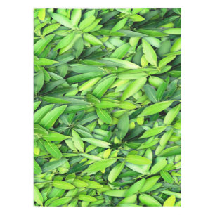 Lush Green Blätter Pattern - Natur botanisch Tischdecke