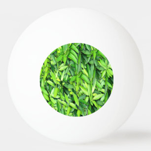 Lush Green Blätter Pattern - Natur botanisch Tischtennisball