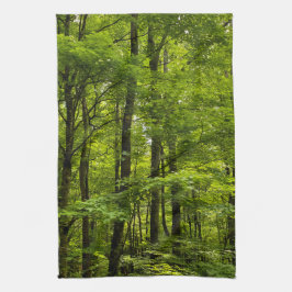 Lush Green Forest Acryllic Print Geschirrtuch