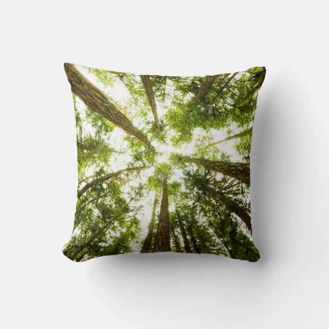 Lush Green Rain Forest Kissen (Vorderseite)