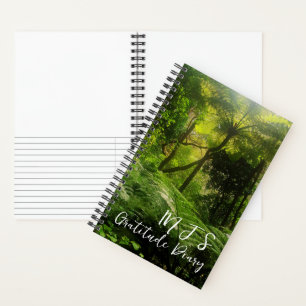 LUSH GREEN TROPICAL FERN FOREST GRATITUDE JOURNAL NOTIZBUCH