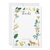 Lush Jungle Danke Cards