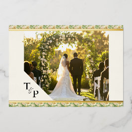 Lush Luxe, Tiger Lily & Mint, Danke, Foil Folieneinladung