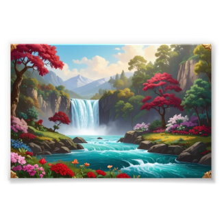 Lush" "Nature Fantasy Art Print Fotodruck