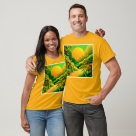 Lush Orange Garden T-Shirt