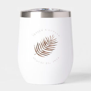 Lush Palm Leaf Wedding Terra Cotta ID956