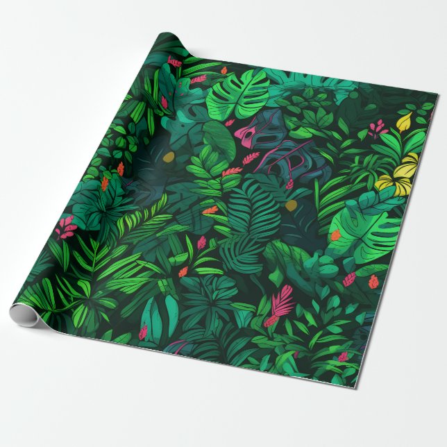 Lush Rainforest Geschenkpapier (Ungerollt)