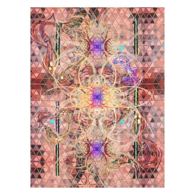 Lush Rusty Tangled Syberpunk Tischdecke (Vorderseite)