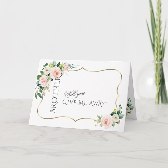 Lush Tropical Blätter wirst du mir weg geben Einladung (Vorderseite)