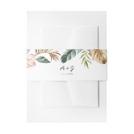 Lush Tropical Bly Band - Portrait 2" x 11,5"