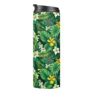 Lush Tropical Green - Summer Thermal Tumbler Thermosbecher