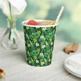 Lush Tropical Green - Tropical Folipapier Cup Pappbecher
