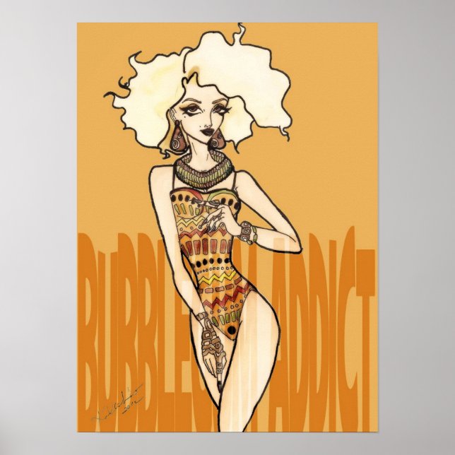 Lushgirls"Harlow" Poster (Vorne)